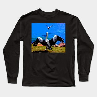 Pelican Takeoff! Long Sleeve T-Shirt